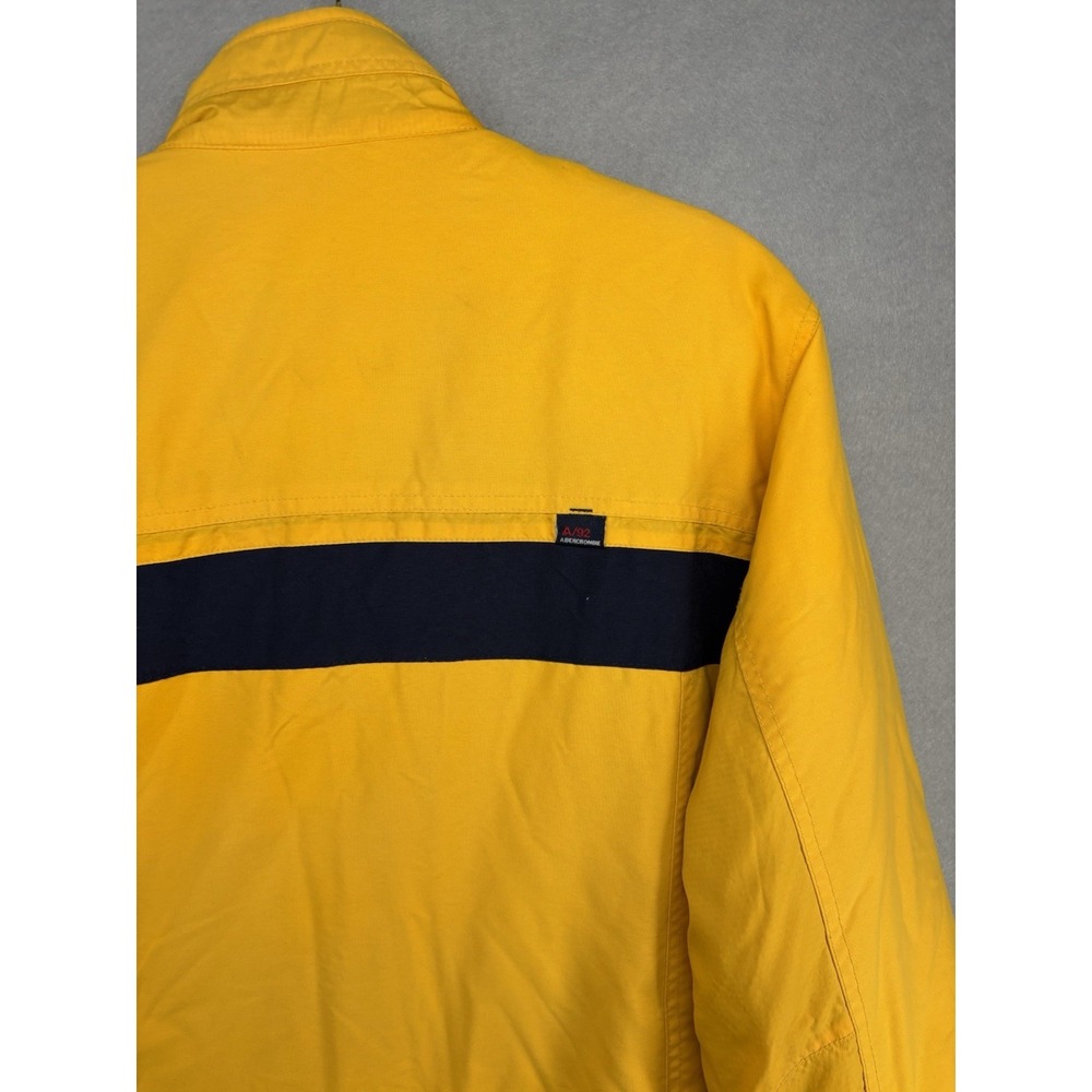 Vintage Abercrombie & Fitch A92 Fleece Lined Winter Ski Jacket Yellow Men's Sz S - Picture 12 of 14